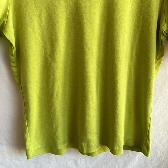Chico’s lime green short sleeve tee, size 2 (L) - Picture 3 of 6